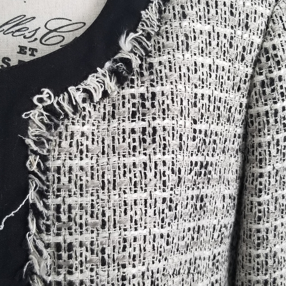 Mario Serrani wool blend black and White blazer - Picture 5 of 6